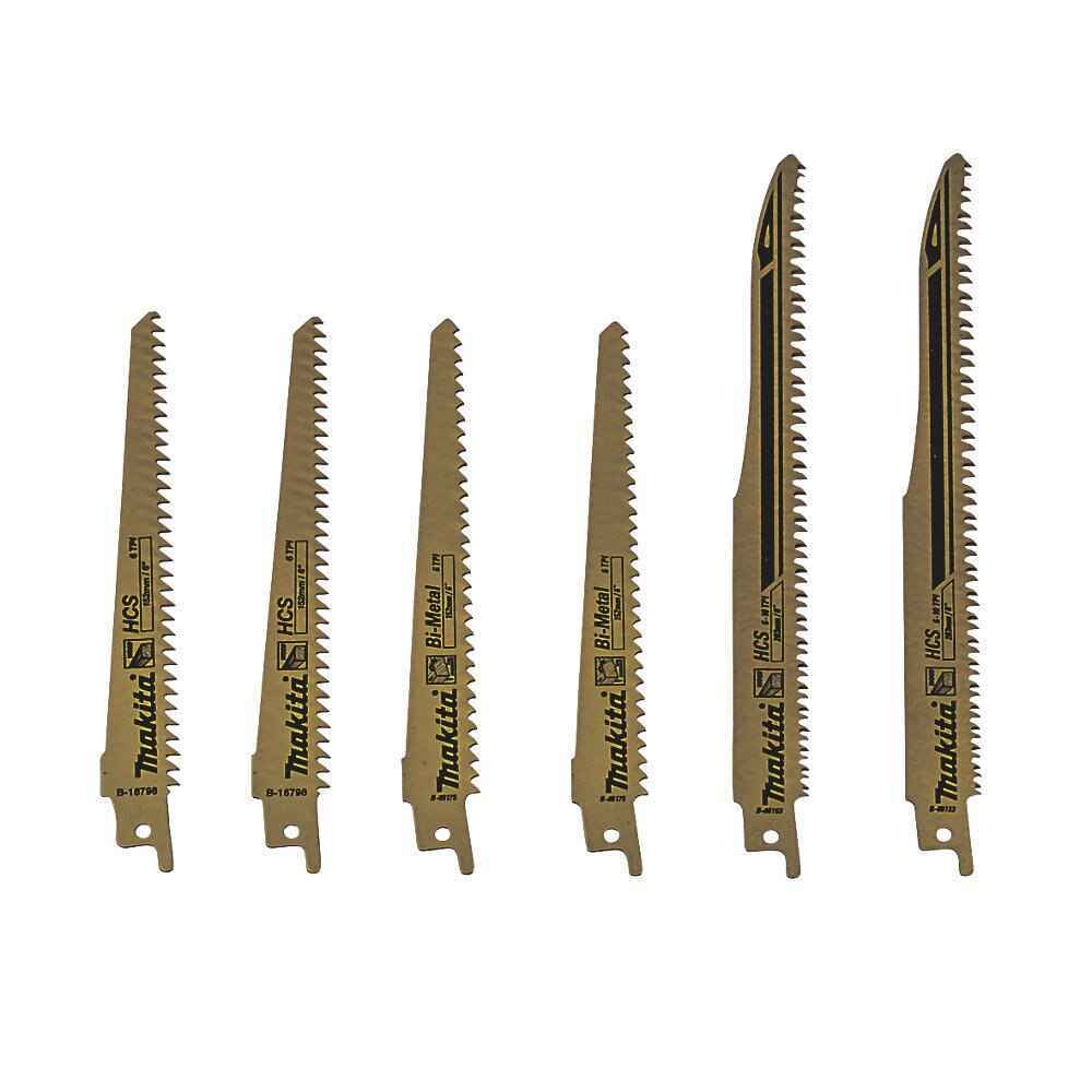 Makita Recipro Saw Blade Combo - 6 Piece B-44432