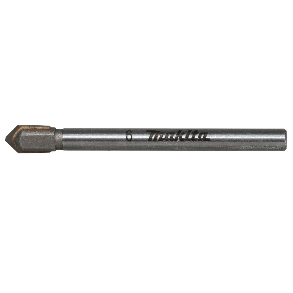 Makita 6mm x 58mm Glass & Tile TCT Drill Bit D-78433