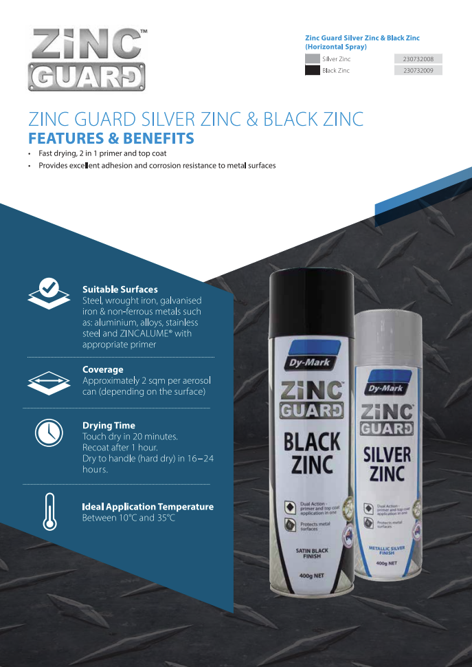 Dy-Mark Zinc Guard Black Zinc 350g - Image 2