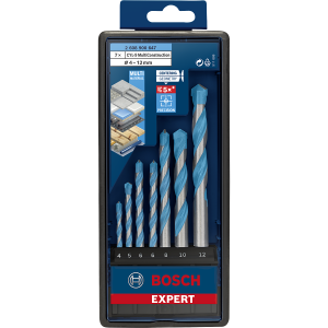 Bosch CYL-9 Multi Construction Drill Bit Set 7pc 2608900647