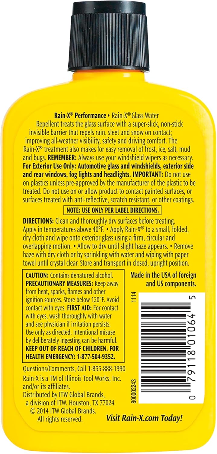 Rainx Original Glass Water Repellent 207ml 800002243 - Image 3