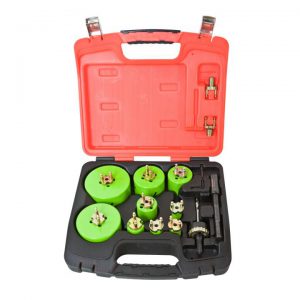 Crescent 23 Piece 20-92mm Re-Load Bi-Metal Heavy-Duty Quick-Change Electricians Hole Saw Set CRLE9HD