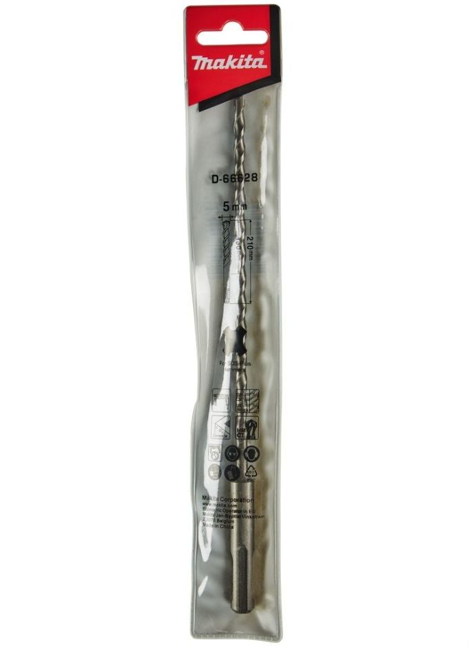 Makita SDS-Plus Drill Bit 2 Cutter 5mm x 210/150mm D-66628 - Image 2