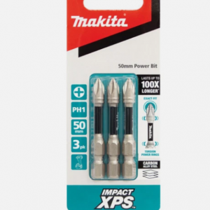 Makita Impact-XPS Phillips Drive PH1 x 50mm Power Bit 3 Pack E-18437