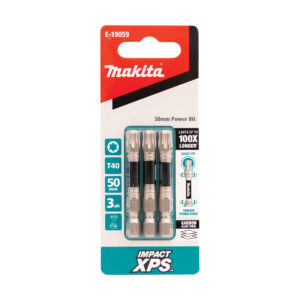 Makita Impact-XPS Torx Drive T40 x 50mm Power Bit 3 Pack E-19059