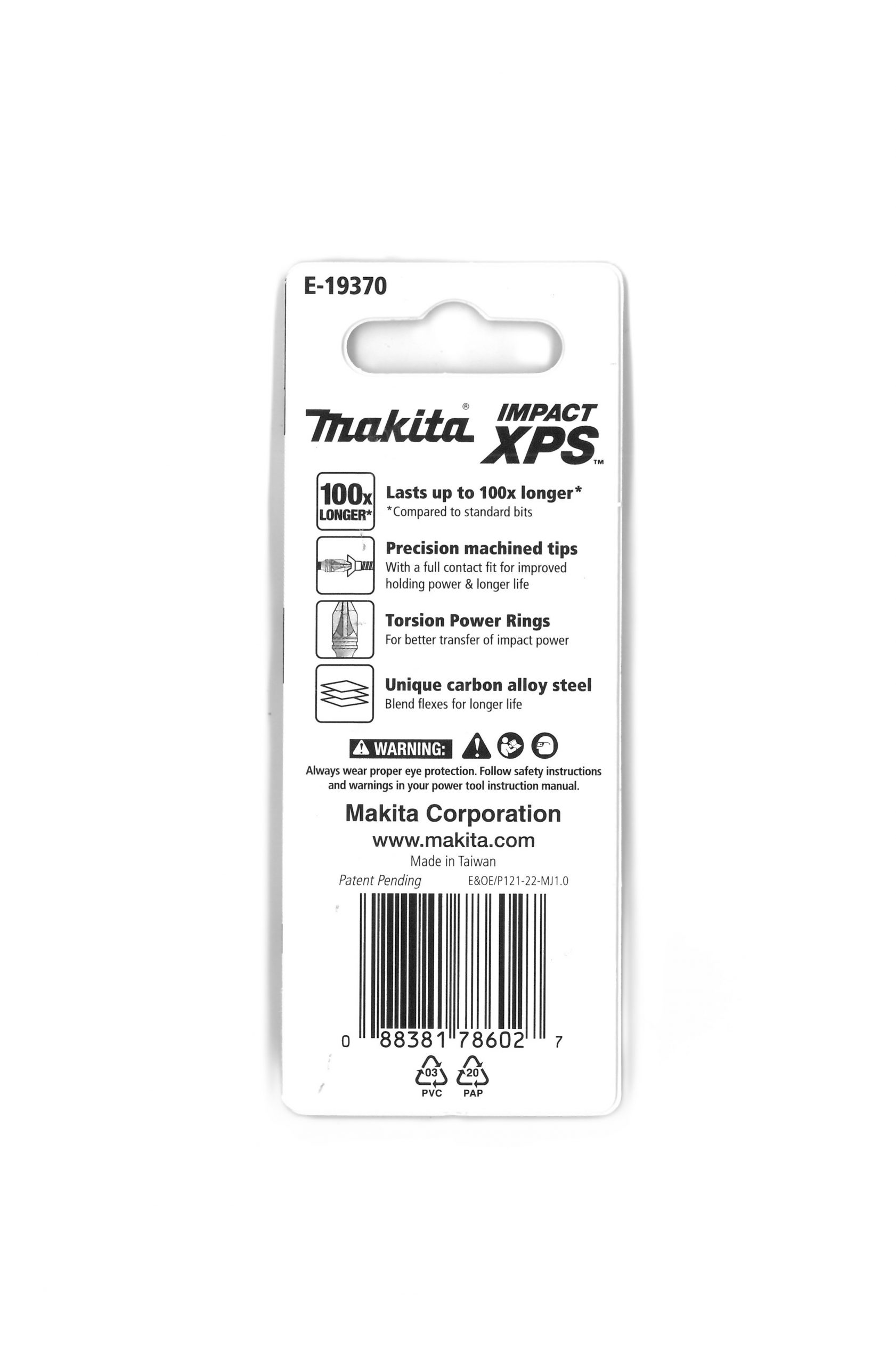 Makita Impact-XPS Pozi Drive PZ2 x 50mm Power Bit 3 Pack E-19370 - Image 3