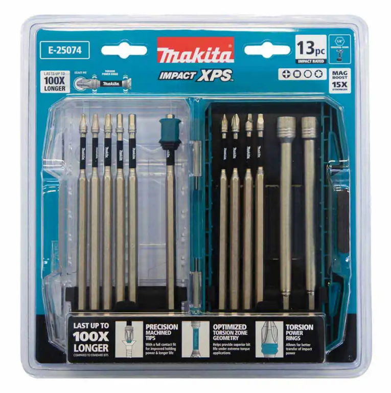 Makita Impact XPS 13 Piece 150mm Power Screwdriver Bit Set E-25074 - Image 2