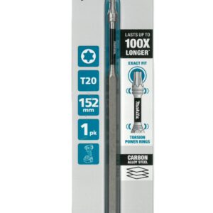 Makita Impact-XPS Torx Drive T20 x 152mm Power Bit 1 Pack E-19130