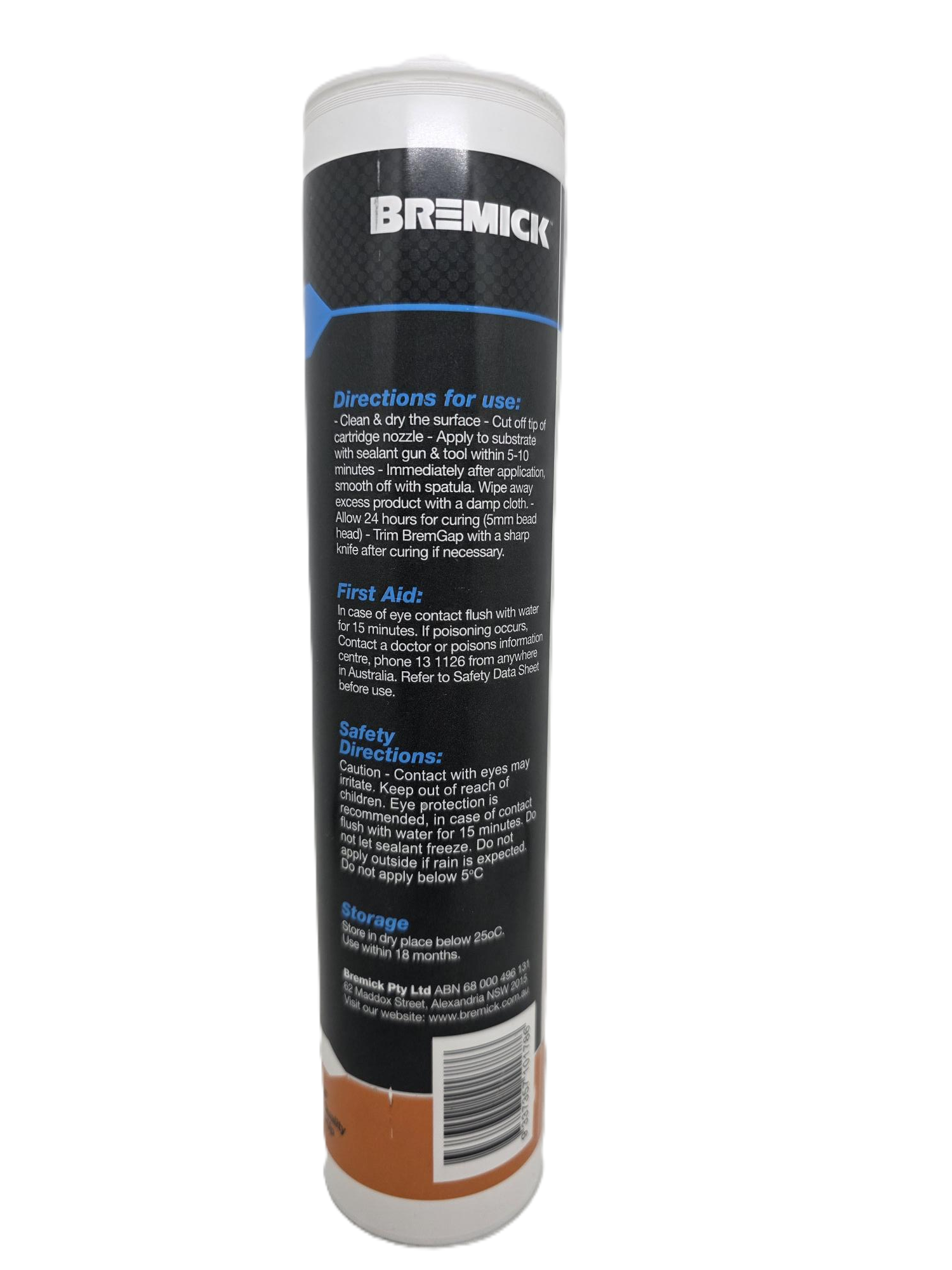 Bremick Gap Filler Acrylic White 300ml CFAGFWH3002
