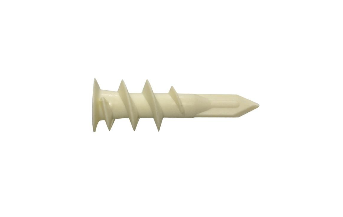 Bremick Nylon #8 Gyprock Plasterboard Plug Suit Screw 6g to 8g Pack of 100