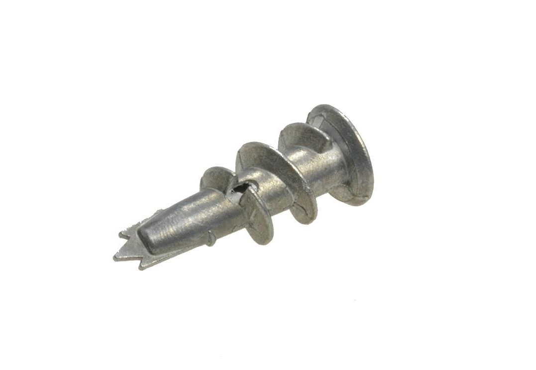 Bremick Zinc Plated #8 Gyprock Plasterboard Plug for Fixing to Metal 6g to 8g Pack of 100 PBAMZ#80002 - Image 2