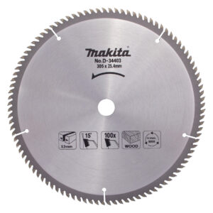 Makita TCT Wood Cutting Blade 305mm x 25.4mm x 100T D-34403