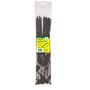 Tridon Cable Tie Black 400mm x 8mm 25 Pack CT408BKCD