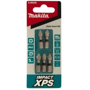 Makita Impact-XPS Phillips Drive PH1 x 25mm Power Bit 5 Pack E-09335