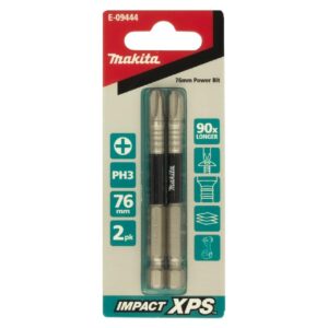 Makita Impact-XPS Phillips Drive PH3 x 76mm Power Bit 2 Pack E-09444