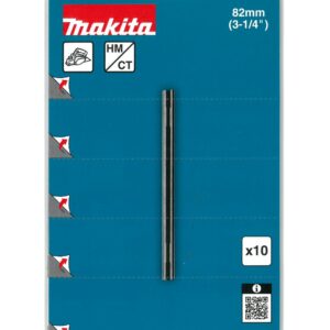 Makita 82mm TCT Planer Blade D/E Insert 10 Pieces D-35302