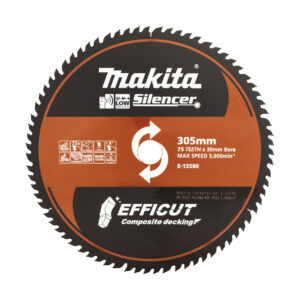 Makita 305mm x 30mm x 75T Efficut Composite Decking TCT Circular Saw Blade E-13580