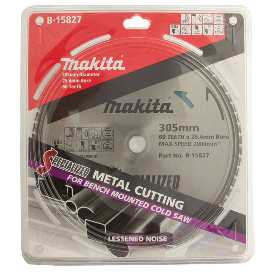 Makita 305mm x 25.4mm x 60T Cold Metal Cutting Saw Blade B-15827