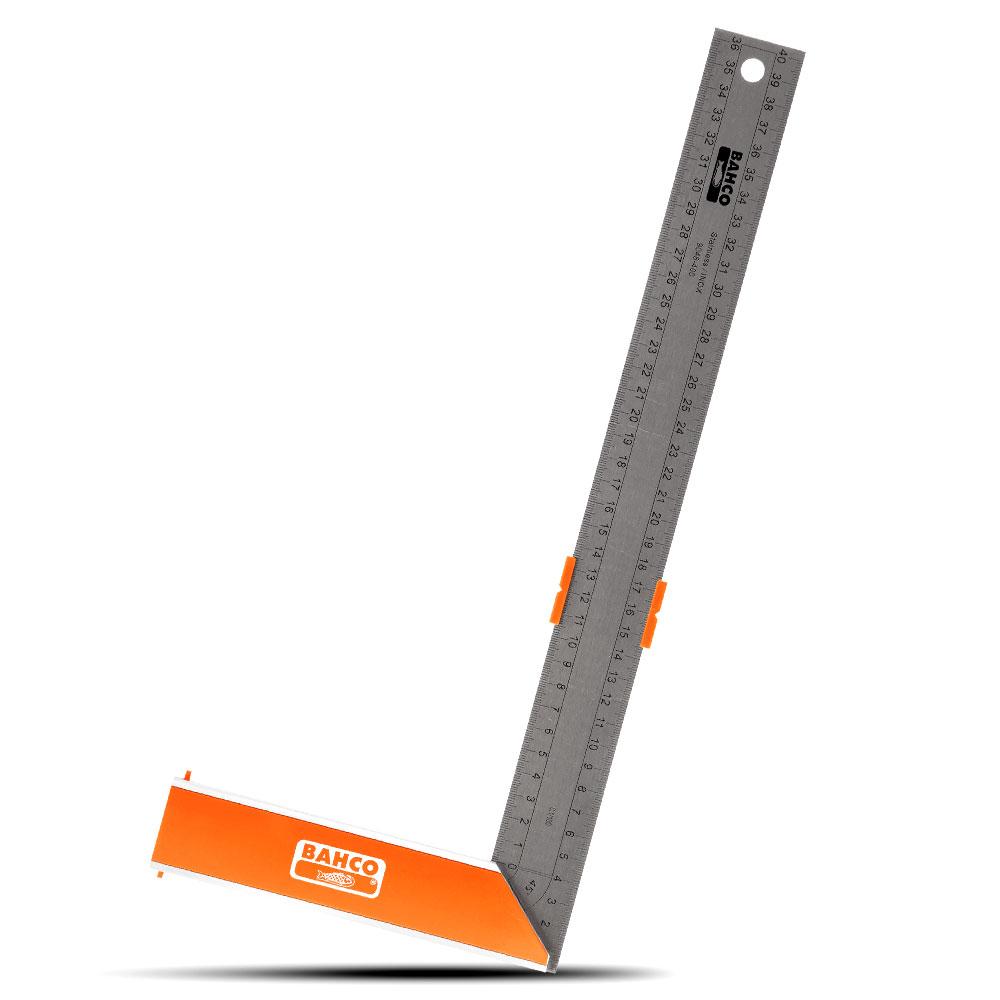 Bahco Carpenter Square with Stainless Steel Blade and Sliding Marker 400mm 9048-400