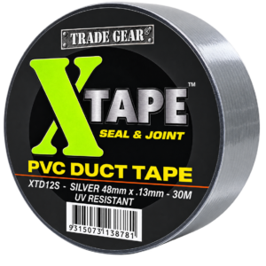 Xtape PVC Silver Duct Tape 48mm x 30M XTD12S
