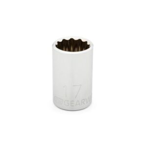 Gearwrench 1/2" Drive 12 Point Standard Metric Socket 17mm 80752