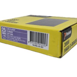 Paslode 25mm C Series 16 Gauge Brad Nails 3000 Pack B20225