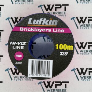 Lufkin 100m No.8 Pink Bricklayer’s Line LBL100P