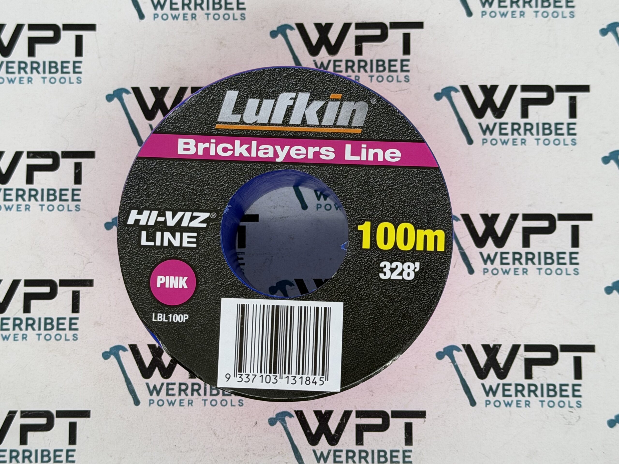 Lufkin 100m No.8 Pink Bricklayer’s Line LBL100P