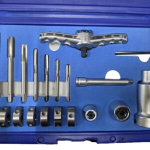 Bordo Metric Coarse Chrome Alloy Tap and Button Die Set 4220-S2